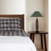 2 Purple Embroidered Cotton Quilt